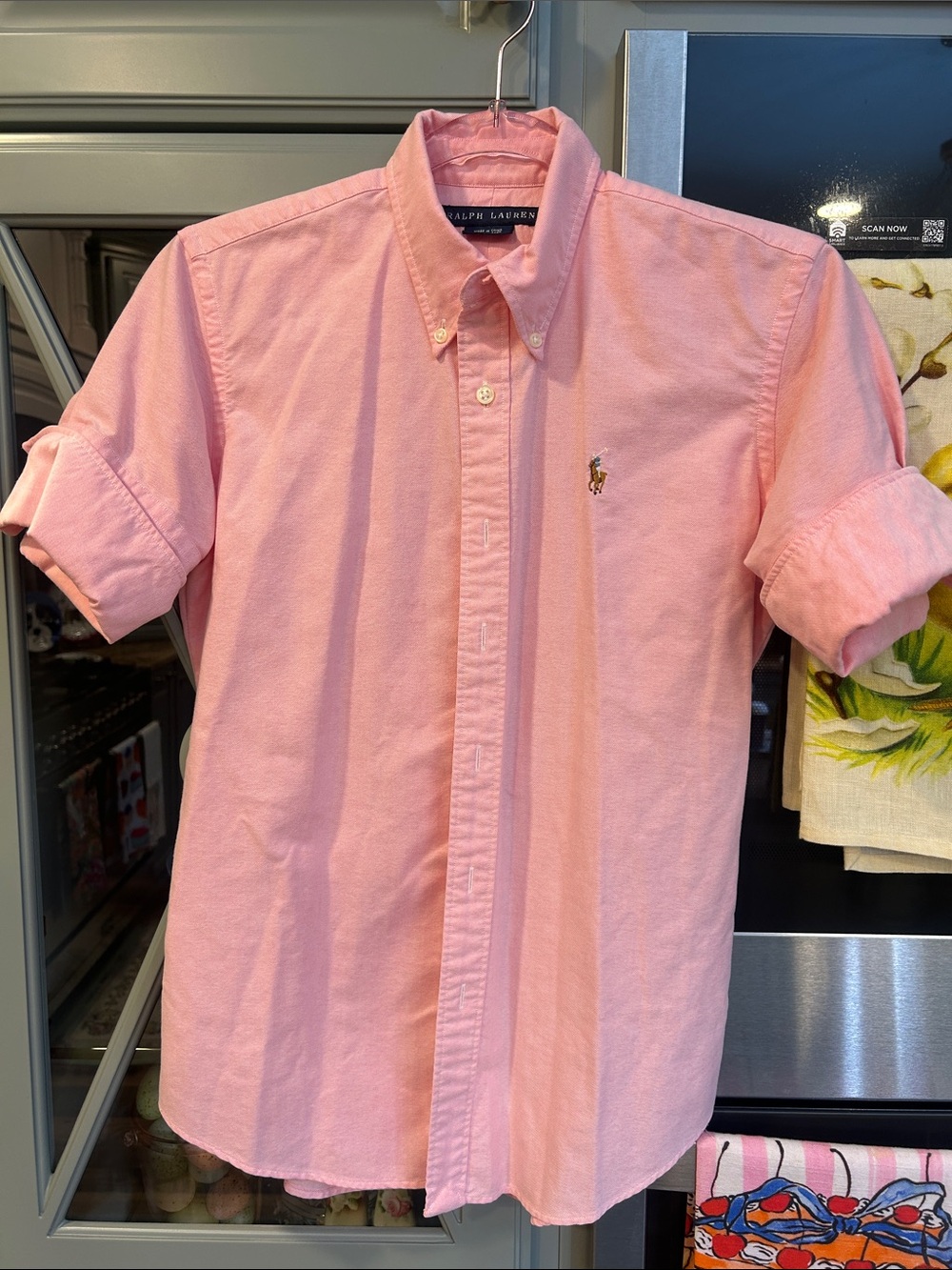 Preppy Polo by Ralph Lauren Pink Button-Down Oxford Shirt